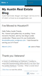 Mobile Screenshot of myaustinrealestateblog.wordpress.com
