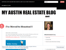 Tablet Screenshot of myaustinrealestateblog.wordpress.com