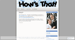 Desktop Screenshot of howesthat.wordpress.com