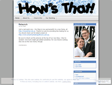 Tablet Screenshot of howesthat.wordpress.com