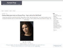 Tablet Screenshot of humanprop.wordpress.com