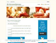 Tablet Screenshot of myspanishkitchen.wordpress.com