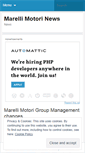 Mobile Screenshot of marellimotori.wordpress.com