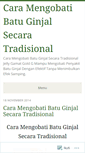 Mobile Screenshot of caramengobatibatuginjalsecaratradisional22.wordpress.com