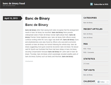 Tablet Screenshot of developer.bancdebinaryfraud.wordpress.com
