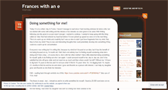 Desktop Screenshot of francesreeves.wordpress.com