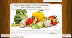 Desktop Screenshot of emilytodhunterwvudietetics.wordpress.com