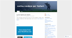 Desktop Screenshot of cucinasvedeseperitaliani.wordpress.com