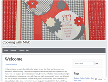 Tablet Screenshot of cookingwithmac.wordpress.com