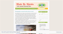 Desktop Screenshot of madebynatalia.wordpress.com