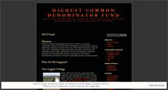 Desktop Screenshot of hcdfund.wordpress.com