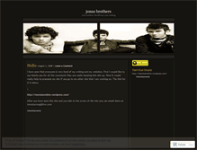 Tablet Screenshot of jonasbrotherfan.wordpress.com