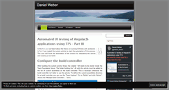 Desktop Screenshot of danielweberonline.wordpress.com