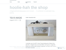 Tablet Screenshot of hooliehahtheshop.wordpress.com