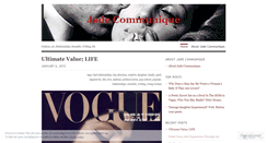 Desktop Screenshot of manicviolet.wordpress.com