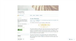Desktop Screenshot of anniesue.wordpress.com