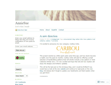 Tablet Screenshot of anniesue.wordpress.com