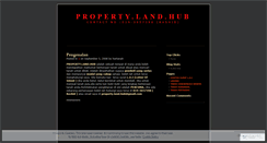 Desktop Screenshot of hartanah.wordpress.com