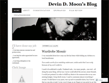 Tablet Screenshot of devindmoon.wordpress.com