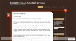 Desktop Screenshot of guncelsorular.wordpress.com