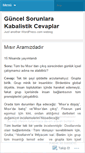 Mobile Screenshot of guncelsorular.wordpress.com