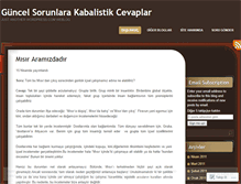 Tablet Screenshot of guncelsorular.wordpress.com