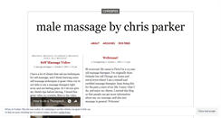 Desktop Screenshot of malemassagechrisparker.wordpress.com