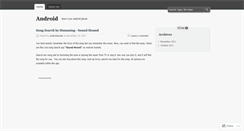 Desktop Screenshot of androidavtar.wordpress.com