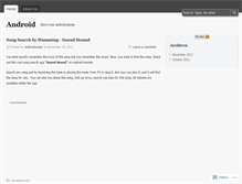 Tablet Screenshot of androidavtar.wordpress.com