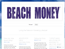 Tablet Screenshot of beachmoney.wordpress.com