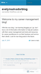 Mobile Screenshot of evelynsalvadorblog.wordpress.com