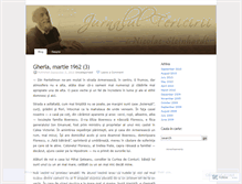 Tablet Screenshot of jurnalulfericirii.wordpress.com