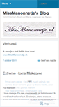 Mobile Screenshot of missmanonnetje.wordpress.com