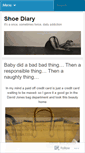 Mobile Screenshot of myshoediary.wordpress.com