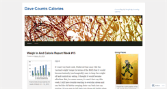 Desktop Screenshot of davecountscalories.wordpress.com