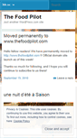 Mobile Screenshot of foodpilot.wordpress.com
