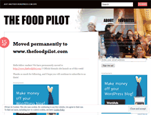 Tablet Screenshot of foodpilot.wordpress.com