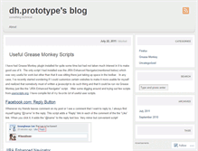 Tablet Screenshot of dhprototype1.wordpress.com