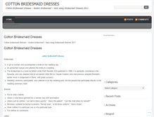 Tablet Screenshot of cottonbridesmaiddressescgi.wordpress.com