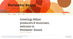 Desktop Screenshot of perimetersound.wordpress.com
