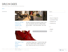 Tablet Screenshot of girlsincages.wordpress.com