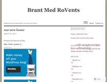 Tablet Screenshot of brantmedrovents.wordpress.com