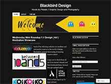 Tablet Screenshot of designblackbird.wordpress.com