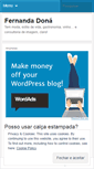 Mobile Screenshot of fernandadona.wordpress.com