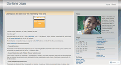 Desktop Screenshot of darlenejean.wordpress.com