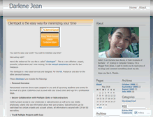 Tablet Screenshot of darlenejean.wordpress.com