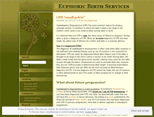 Tablet Screenshot of euphoricbirth.wordpress.com