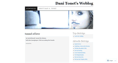 Desktop Screenshot of danitonet.wordpress.com