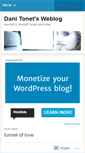 Mobile Screenshot of danitonet.wordpress.com