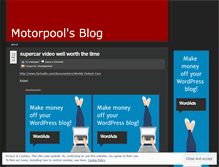 Tablet Screenshot of motorpool.wordpress.com